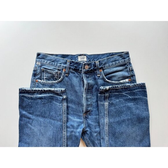 CITIZENS OF HUMANITY Gia Rollins High Rise Slim Straight Jeans, Size 28 - Picture 11 of 16